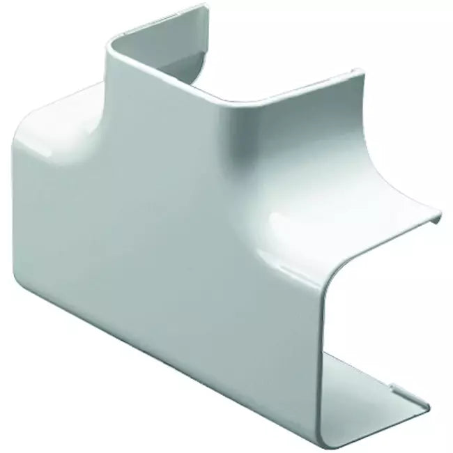 Climaplus airco leidinggoot T-stuk tbv kanaal 90x65mm RAL 9010 WIT