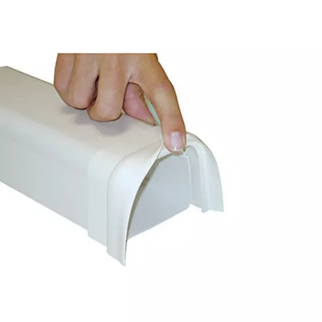 Climaplus airco leidinggoot Soft connector 70x55mm RAL 9010 WIT