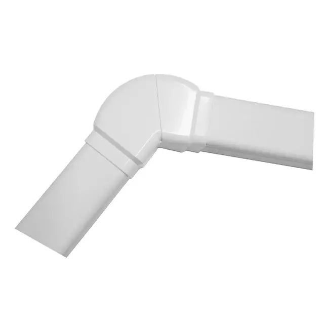 Climaplus airco leidinggoot Verstelbare bocht 70x55mm RAL 9010 WIT
