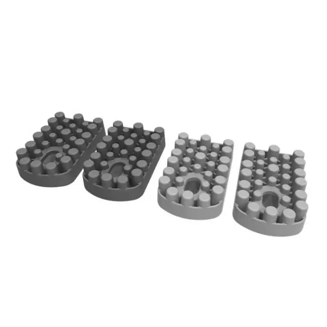 Vibratiekit 14PLUS: 2 soft & 2 hard dempers t/m 100 kG
