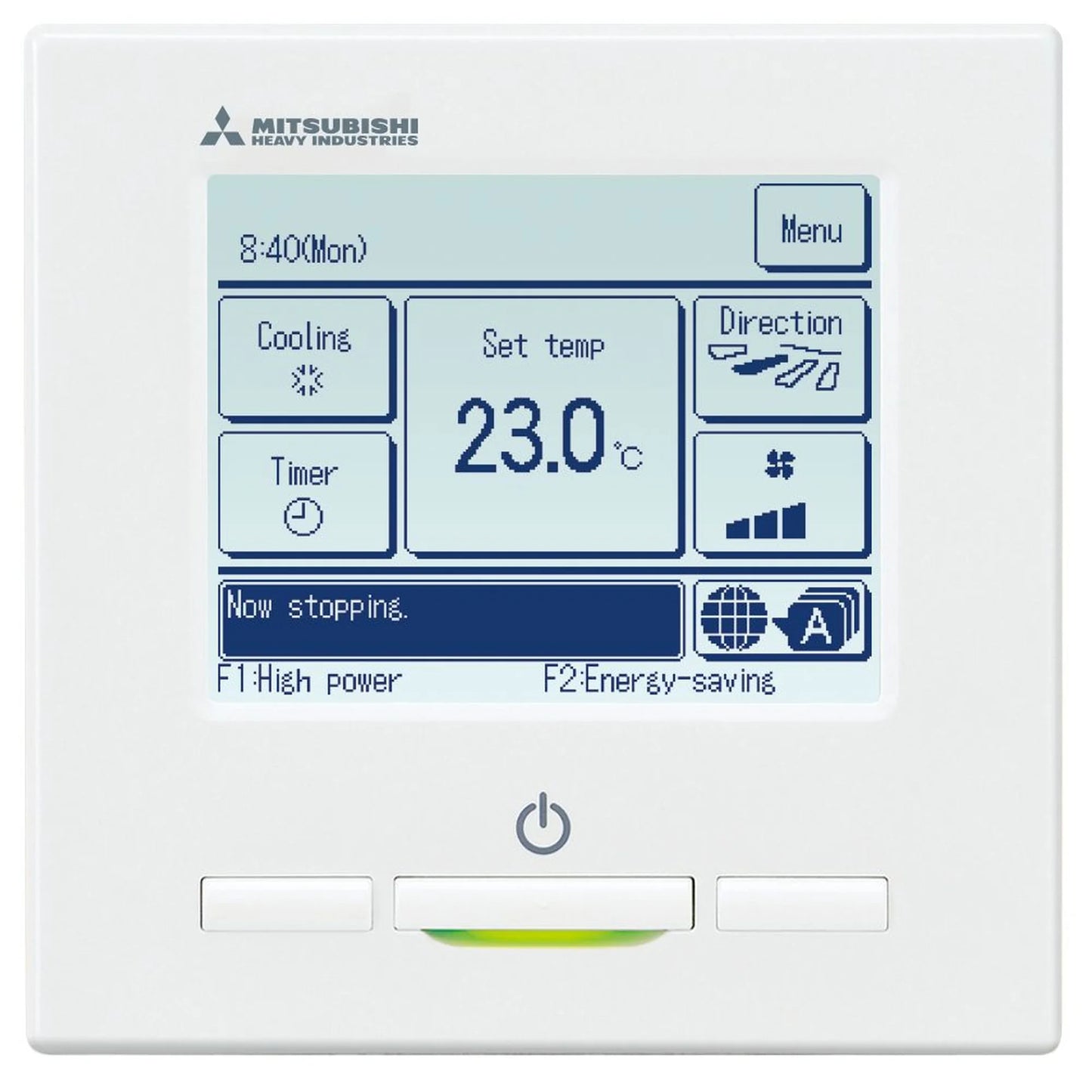 Mitsubishi Cassette 60x60 single-split FDTC60VH 6,0 kW Zwart set