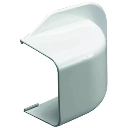 Climaplus airco leidinggoot muurkap 70x55mm RAL 9010 WIT