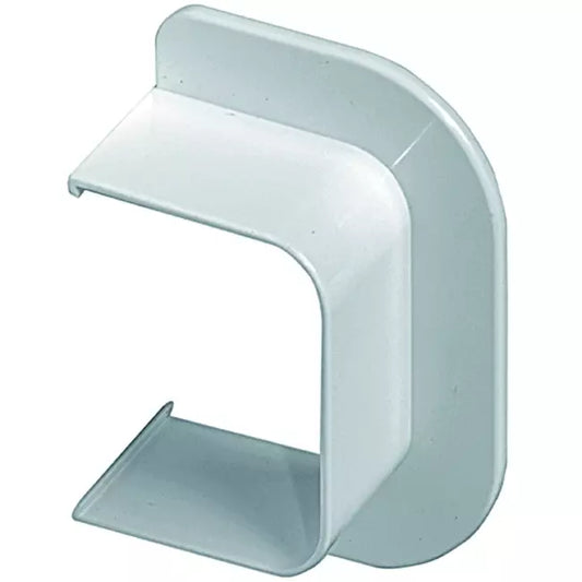 Climaplus airco leidinggoot muurrozet 70x55mm RAL 9010 WIT