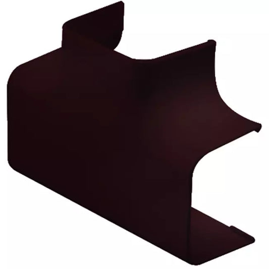Climaplus airco leidinggoot T-stuk voor montagekanaal 90x65mm RAL 8017 BRUIN