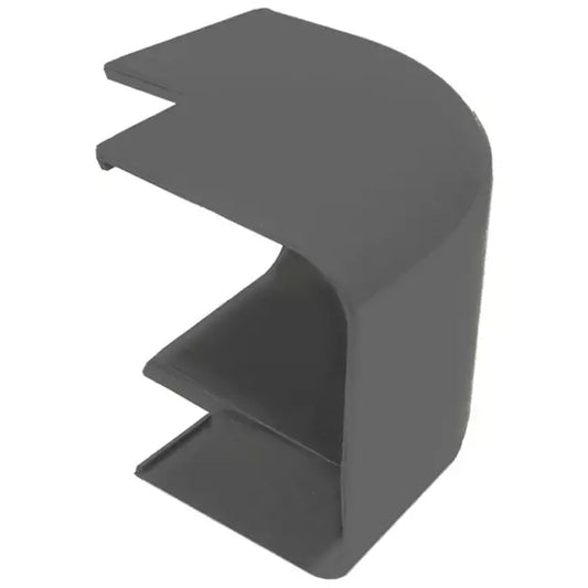 Climaplus airco leidinggoot Haakse buitenbocht 90x65mm RAL 7016 GRIJS