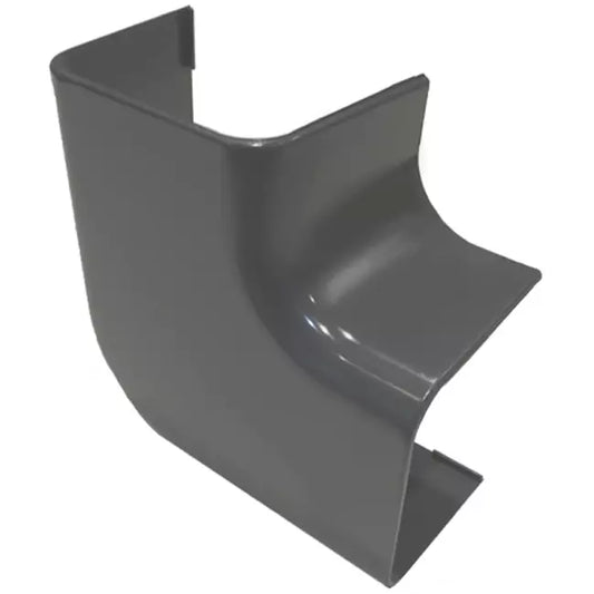 Climaplus airco leidinggoot Haakse platte bocht 90x65mm RAL 7016 GRIJS