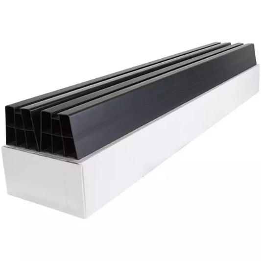 Montagebalk buitenunit van hard PVC, lengte 1000mm