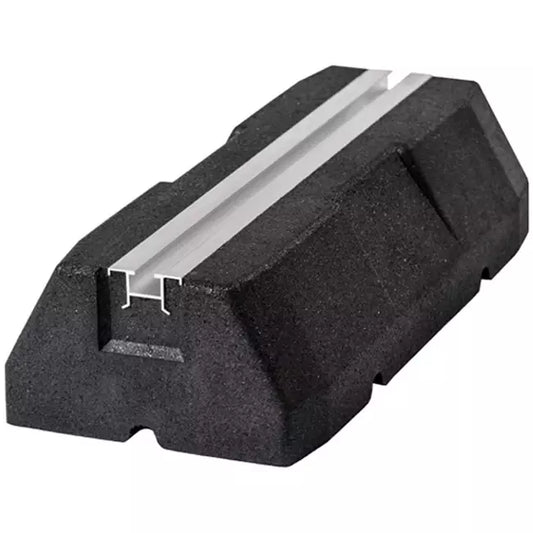 Rubber montagebalk trillingsdempend 400x100x180 mm set
