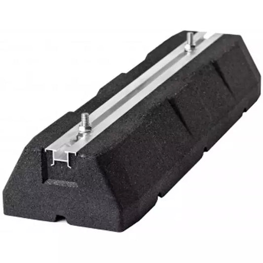 Rubber montagebalk trillingsdempend 600x100x180 mm set