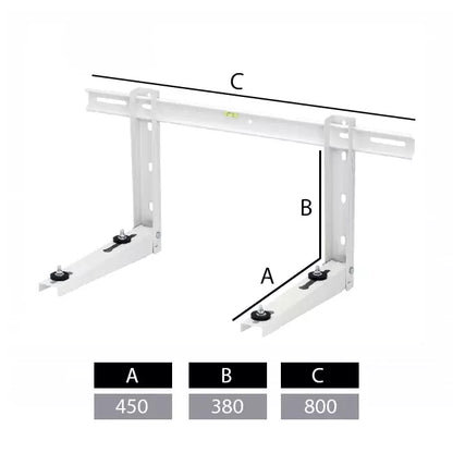 6 X Wandconsole MS300, voorgemonteerd 800x380x450mm