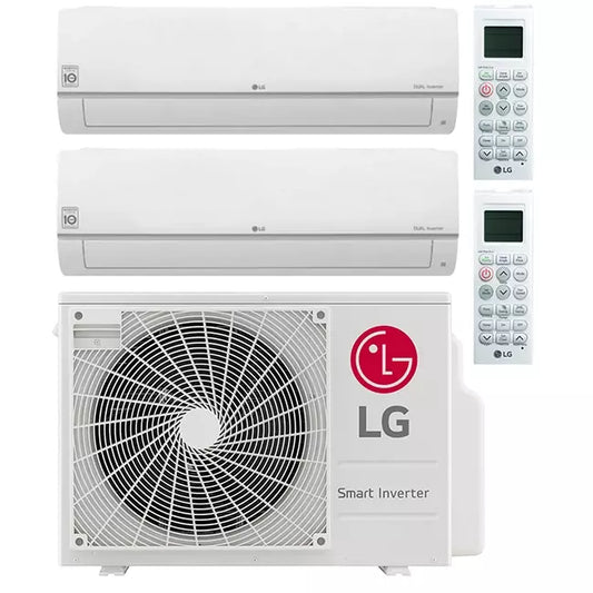 LG Duo split airco MU2R15-0909 R32 2x2,5 kW set