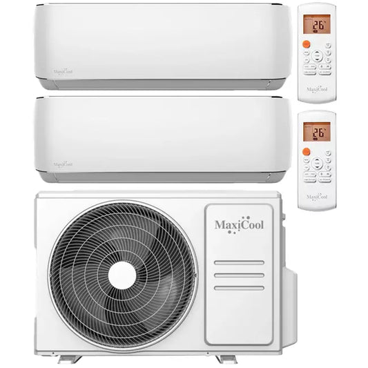MaxiCool AURORA Multi split airco R32 2x2,5 kW set