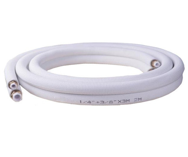 Koelleidingset met flarewartels 1/4-1/2 lengte 3 meter