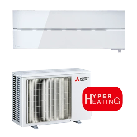 Mitsubishi Electric WSH-LN25 VGVHZ Diamond + hyper heating single split 2,5 kW set