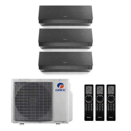 GREE Clivia multi-split airco antraciet R32 3x3,5 kW set