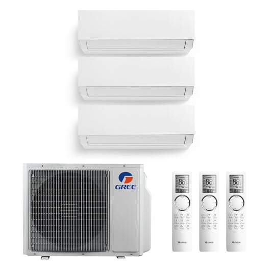 GREE Clivia multi-split airco wit R32 3x3,5 kW set