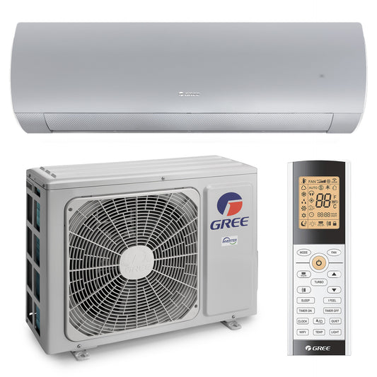 GREE Fairy wandmodel airco zilver R32 2,7 kW set