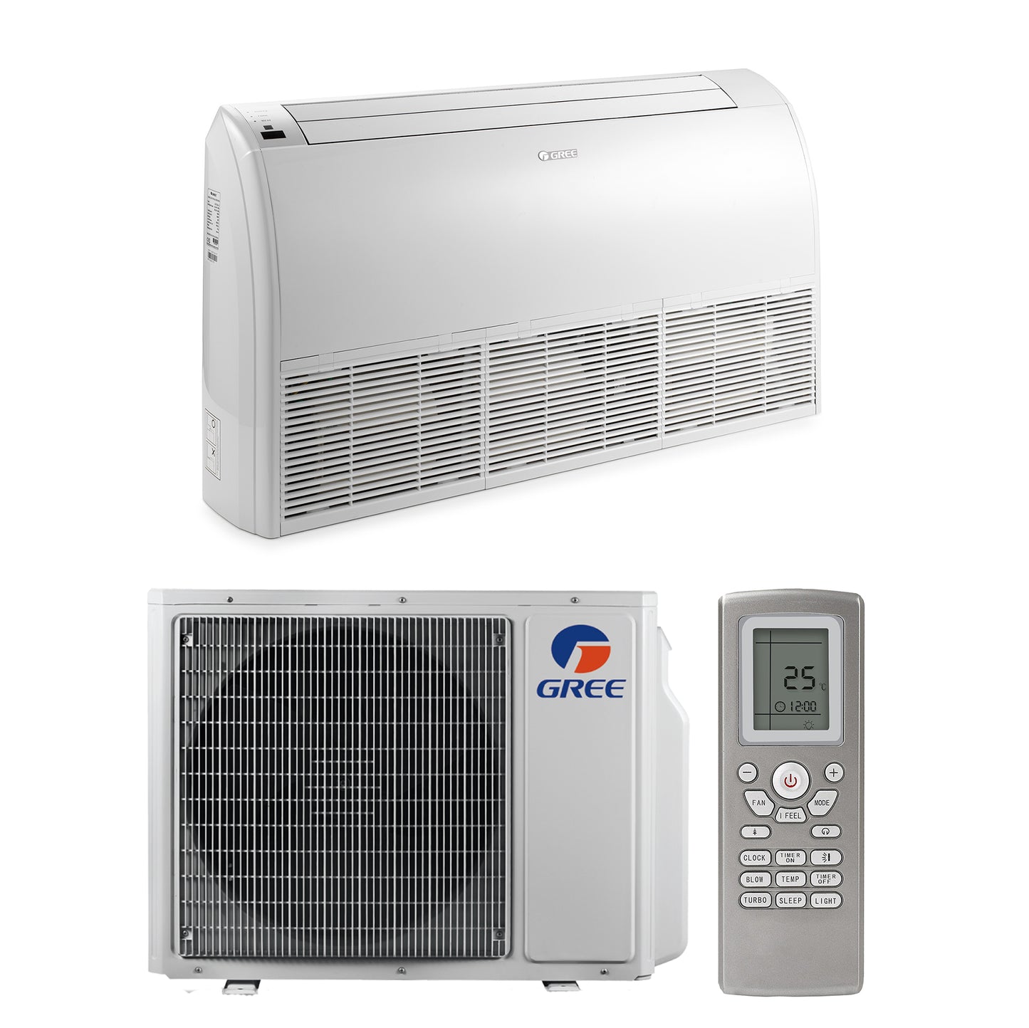 GREE Vloer/Plafond airco R32 15,5 kW set