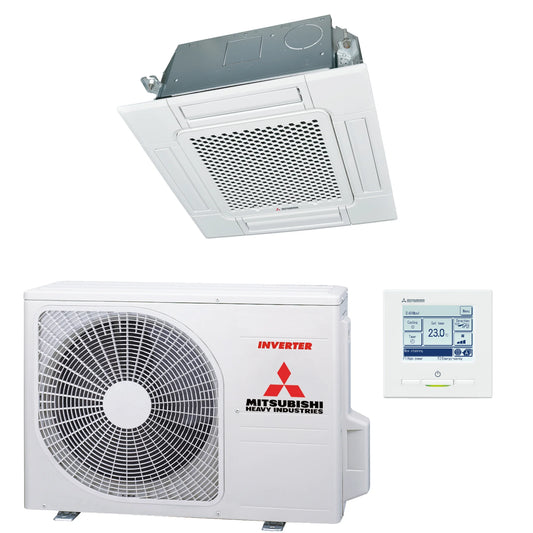 Mitsubishi Cassette 60x60 single-split FDTC25VH 2,5 kW set
