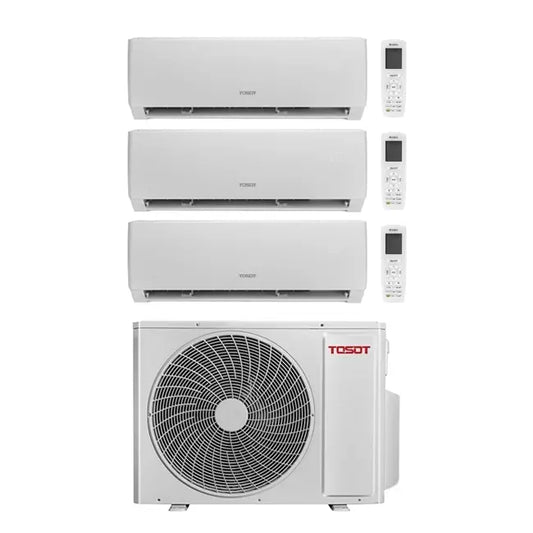 Tosot PULAR Triple split airco Inverter 090909P R32 3x2,5 kW set