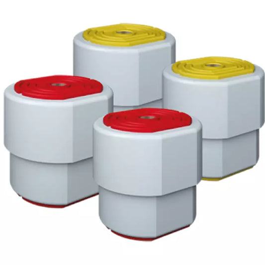 Climaconnect vibratiekit 3.2 rood/geel, met veer, voor units tot 120 KG