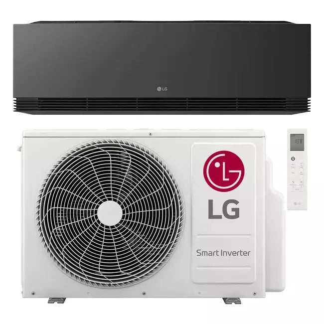LG ARTCOOL AI AIR Mat Zwart Dual Inverter airco R32 5,0 kW set