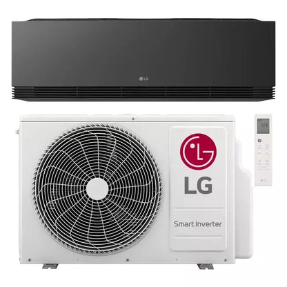 LG ARTCOOL AI AIR Mat Zwart Dual Inverter airco R32 5,0 kW set